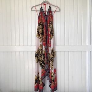 NWOT Halter Maxi Dress